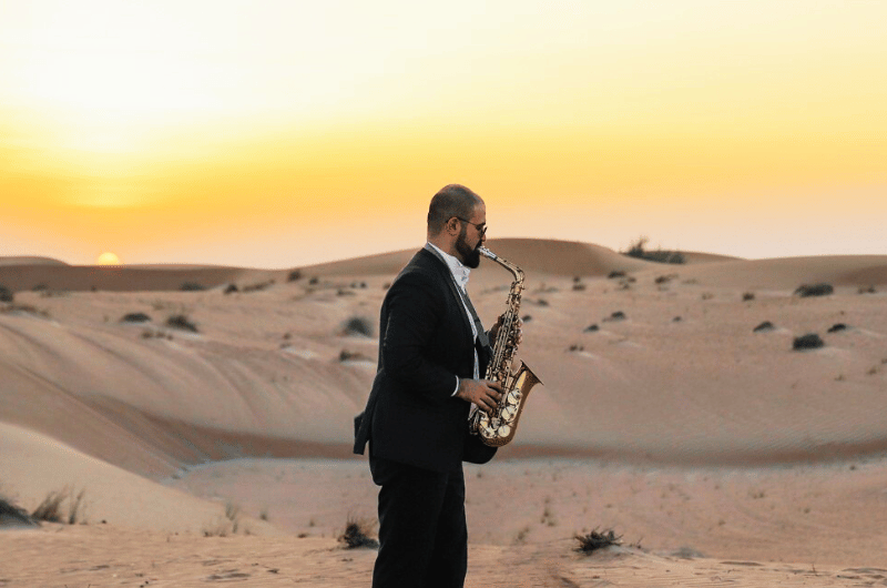 Live Saxophone Performance